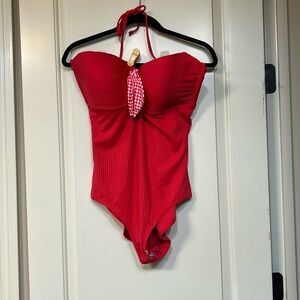 Red swimsuit by Matilda Jane - Size women’s Large. NWT
